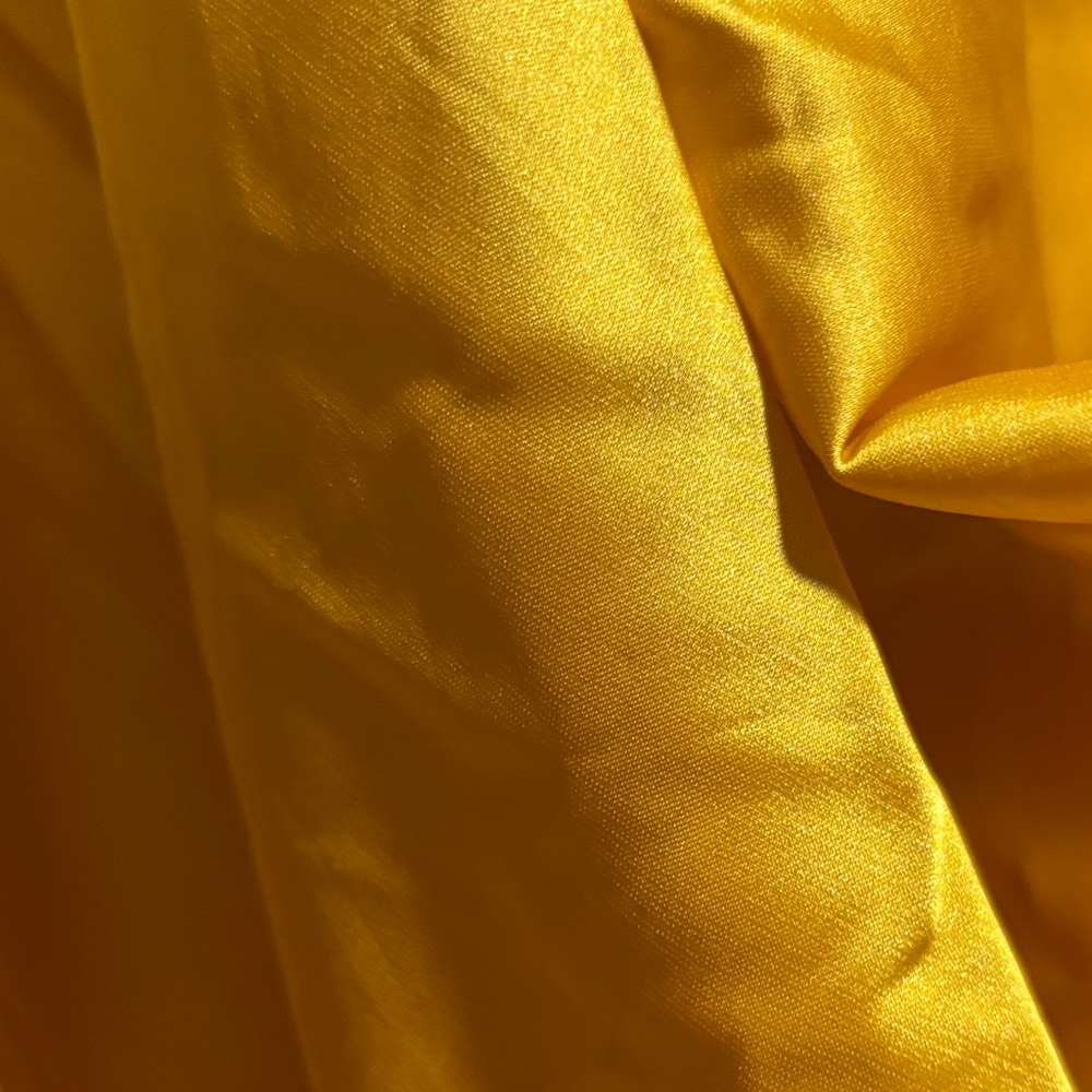 Boohoo Vibrant Yellow Drape‎ Blouse - Picture 4 of 5